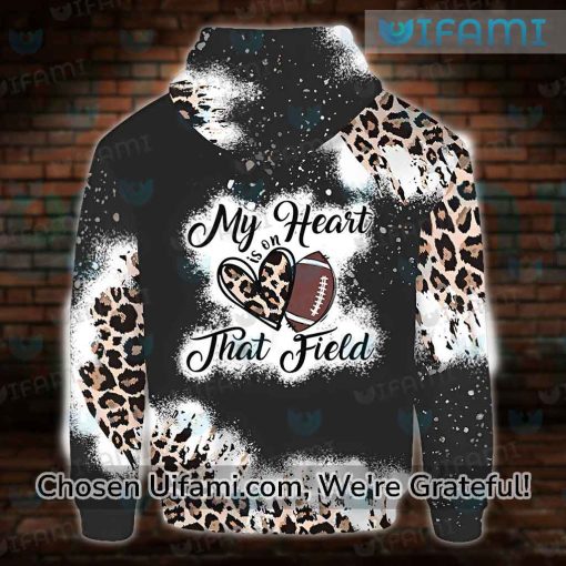 Football Mom Hoodie 3D My Heart Is On That Field Last Minute Mother’s Day Gift