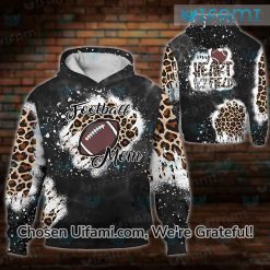 Football Mom Hoodie AOP My Heart Is On That Field Birthday Gift Ideas For Mom