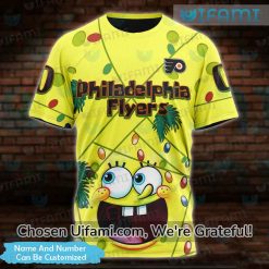 Funny Flyers Shirts 3D Custom SpongeBob Philadelphia Flyers Gift Exclusive