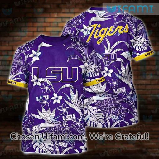 Funny LSU Shirt 3D Eye-opening LSU Tigers Gift