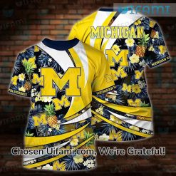 Funny Michigan Shirts 3D Graceful Michigan Wolverines Gift