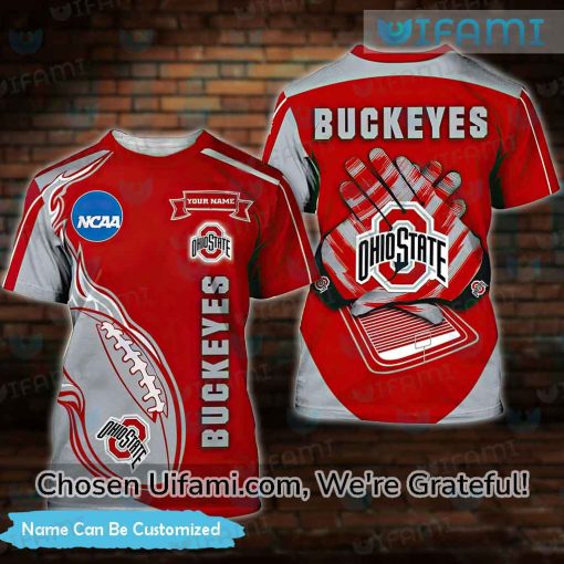 Funny Ohio State Shirt 3D Eye-opening Custom Ohio State Gifts For Dad