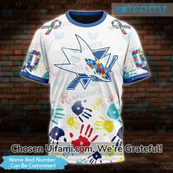 Funny San Jose Sharks Shirts 3D Personalized Autism Gift