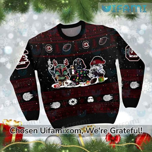 Gamecocks Ugly Christmas Sweater Unique Star Wars South Carolina Gamecocks Gift