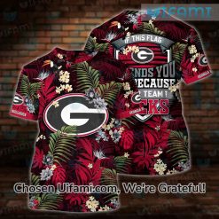 Georgia Football Shirt 3D Affordable Georgia Bulldogs Gifts For Him