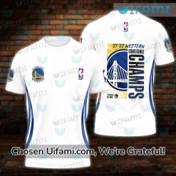 Golden State Shirt 3D Comfortable West Champs Golden State Warriors Fan Gifts