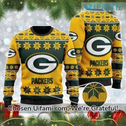 Green Bay Packers Christmas Sweater Best Packers Gift