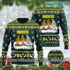 Green Bay Packers Ugly Sweater Novelty Gnomes Gift Packers