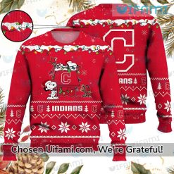 Guardians Christmas Sweater Excellent Snoopy Cleveland Guardians Gift Best selling
