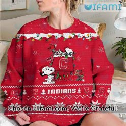 Guardians Christmas Sweater Excellent Snoopy Cleveland Guardians Gift Latest Model