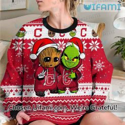 Guardians Sweater Last Minute Baby Groot Grinch Cleveland Guardians Gift Latest Model