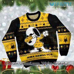 Hawkeyes Christmas Sweater Rare Snoopy Hawkeye Gifts Exclusive