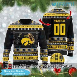 Hawkeyes Ugly Christmas Sweater Custom Selected Iowa Hawkeyes Gift