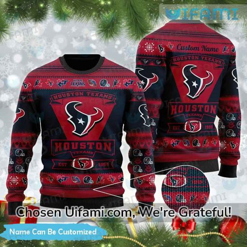 Houston Texans Ugly Christmas Sweater Custom Superb Texans Gift Ideas