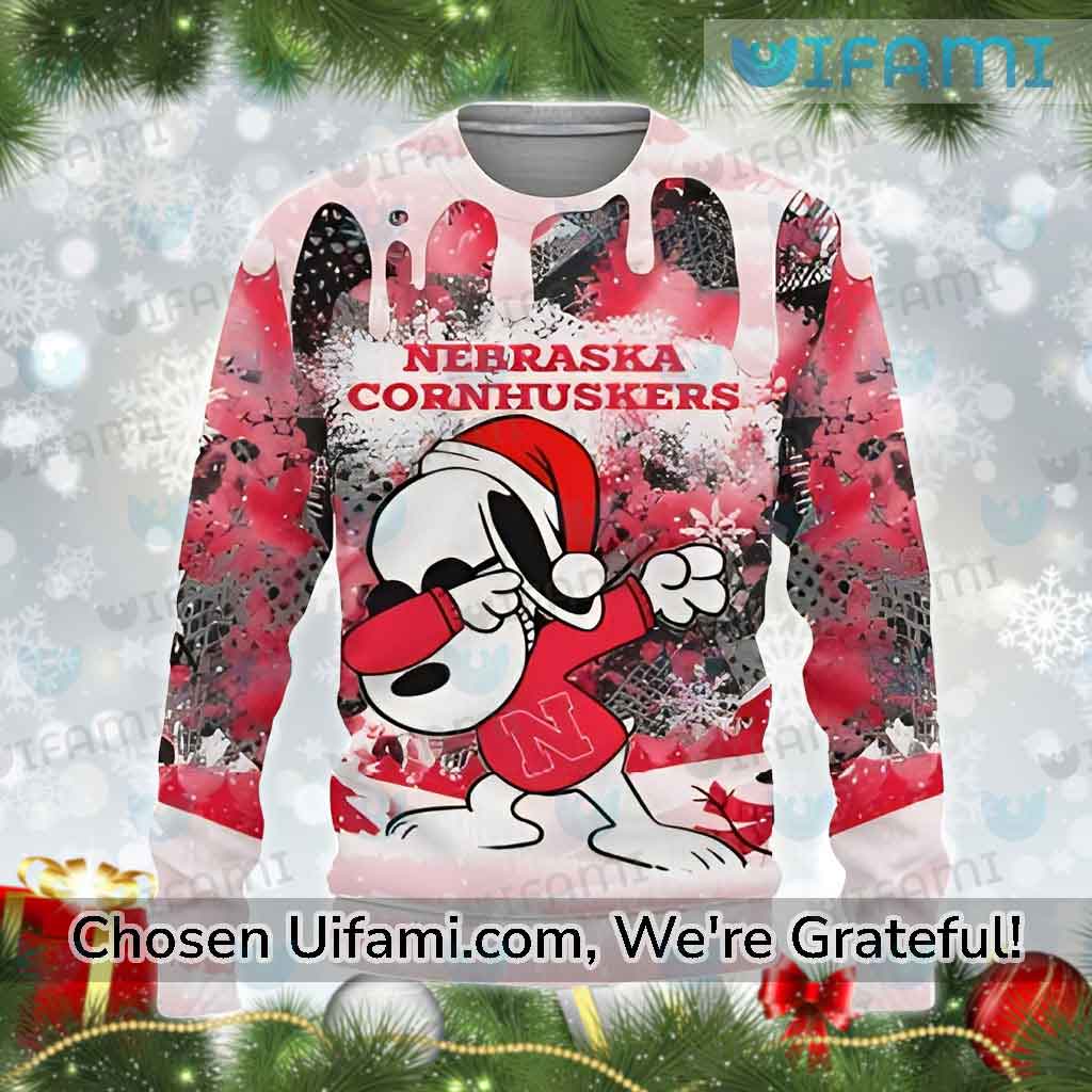 Husker Christmas Sweater Special Snoopy Nebraska Cornhuskers Gift