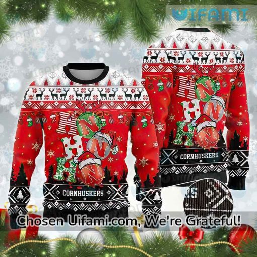 Husker Ugly Sweater Best-selling Nebraska Cornhuskers Gift