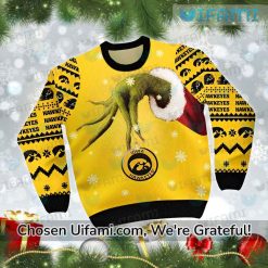 Iowa Hawkeyes Sweater Surprising Grinch Hawkeye Gift Exclusive