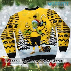 Iowa Hawkeyes Sweater Surprising Grinch Hawkeye Gift Latest Model