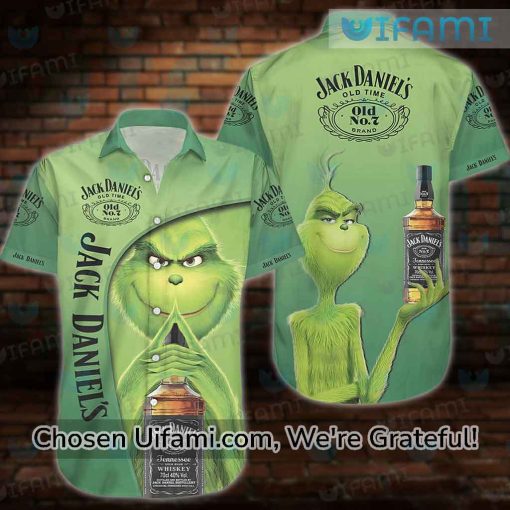 Jack Daniels Hawaiian Shirt Breathtaking Grinch Gift