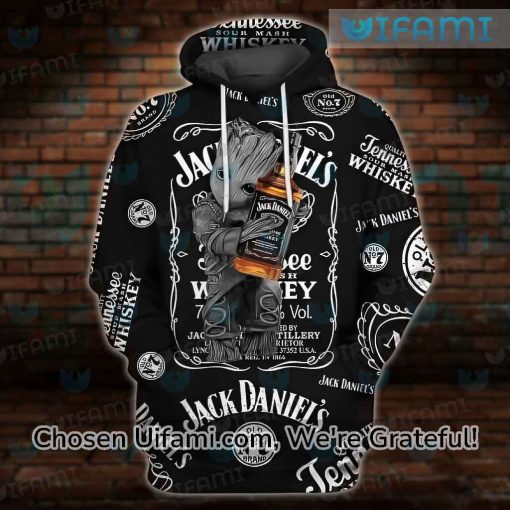 Jack Daniels Hoodie Women 3D Unexpected Baby Groot Gift