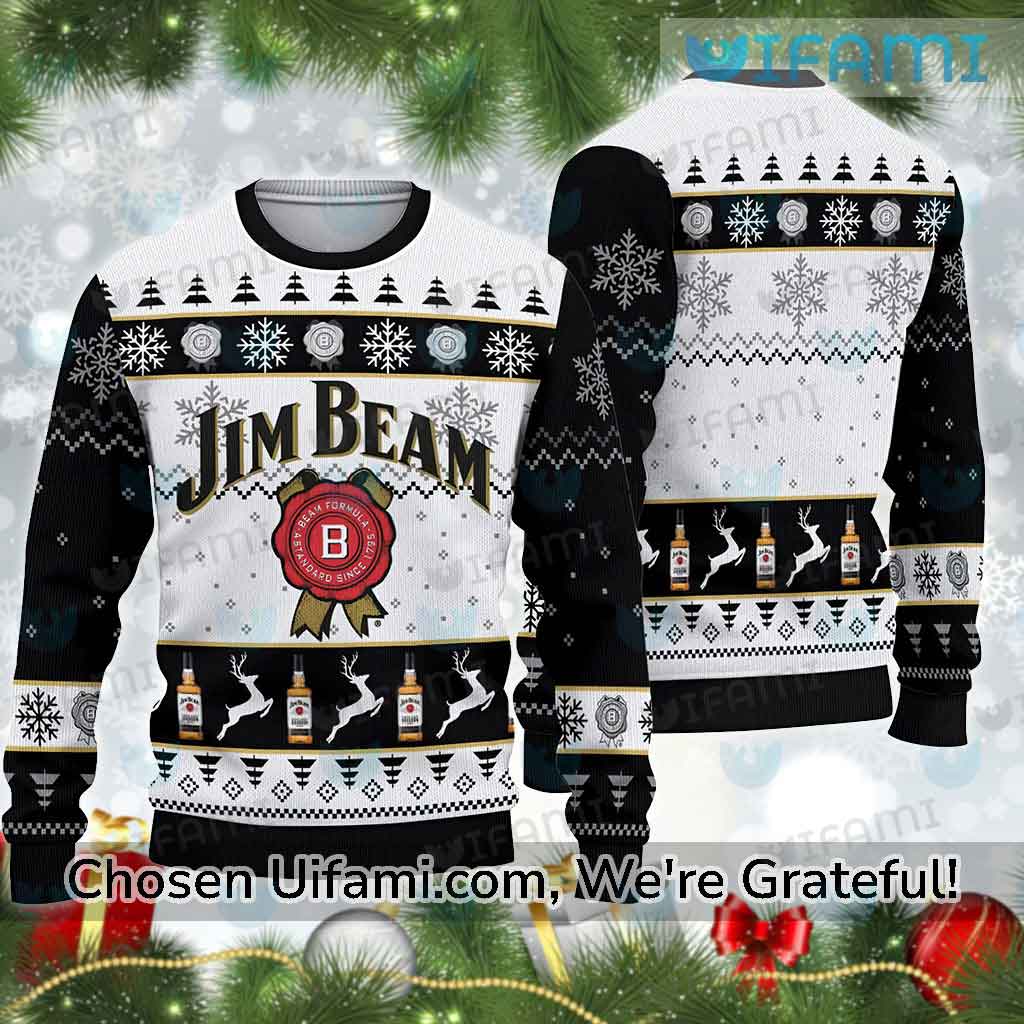 Jim Beam Christmas Sweater Radiant Jim Beam Gift Set
