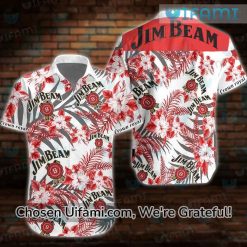 Jim Beam Hawaiian Shirt Detailed Print Gift