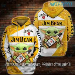 Jim Beam Hoodie 3D Perfect Baby Yoda Gift