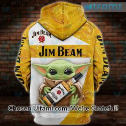 Jim Beam Hoodie 3D Perfect Baby Yoda Gift Latest Model