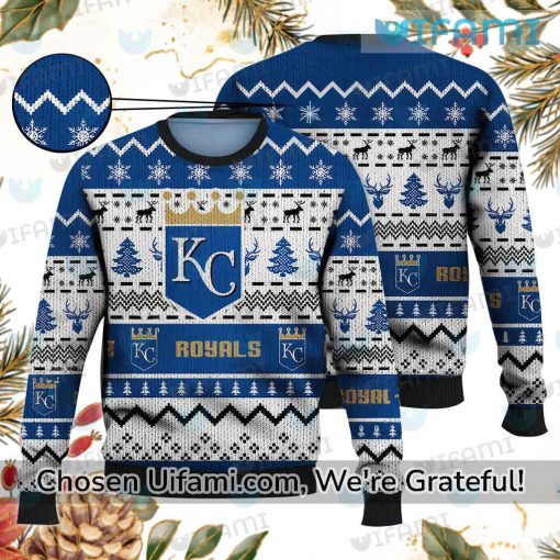 KC Royals Christmas Sweater Playful Royals Gift