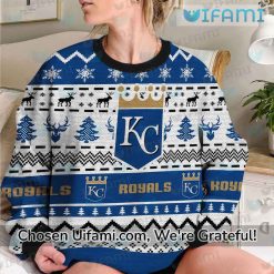 KC Royals Christmas Sweater Playful Royals Gift Latest Model