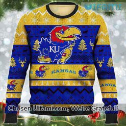 Kansas Jayhawks Christmas Sweater Brilliant Jayhawk Gifts