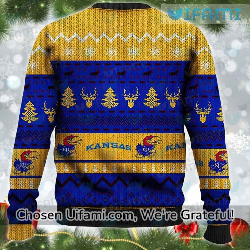 Kansas Jayhawks Christmas Sweater Brilliant Jayhawk Gifts