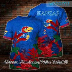Kansas Jayhawks T-Shirts Vintage 3D Excellent Jayhawk Gifts