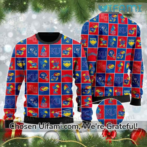 Kansas Jayhawks Ugly Sweater Superior Jayhawk Gift