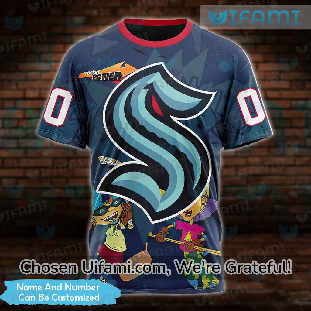 Kraken dye sublimated custom hockey jersey. You can customize with your  name and number!