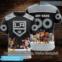 LA Kings Hockey Shirt 3D Creative Personalized Paw Patrol Gift Best selling
