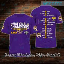 LSU Football Shirt 3D Superb National Champions 2023 LSU Gifts For Dad