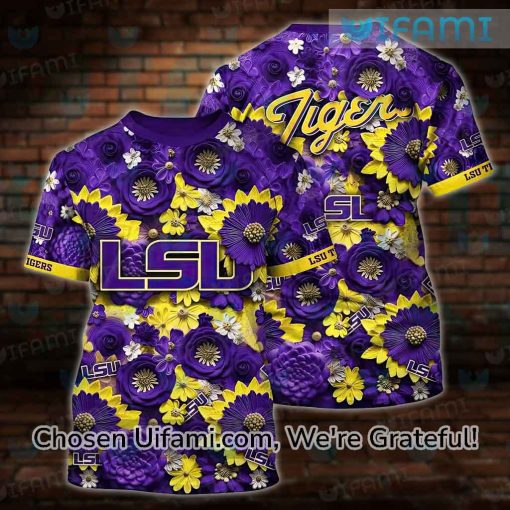 Ladies LSU Shirt 3D Best-selling LSU Gifts For Her