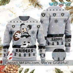 Las Vegas Raiders Ugly Sweater Best-selling Mickey Raiders Valentines Gifts