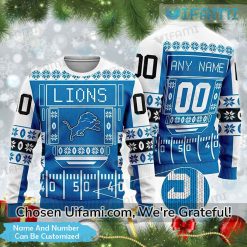 Lions Ugly Sweater Outstanding Personalized Detroit Lions Gifts