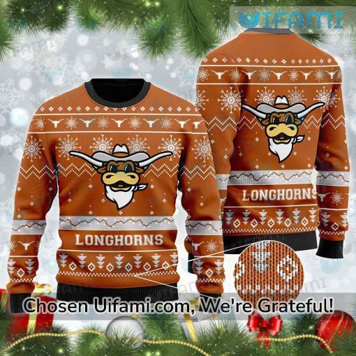 Longhorns Christmas Sweater Creative Mascot Texas Longhorns Gift