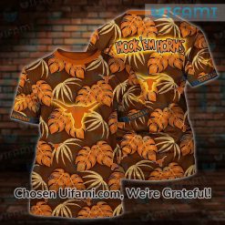 Longhorns Shirt 3D Surprise Texas Longhorns Gifts For Him