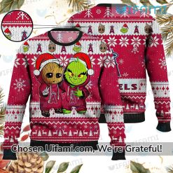 Los Angeles Angels Sweater Colorful Baby Groot Grinch LA Angels Gift
