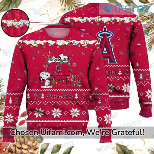 Los Angeles Angels Sweater Eye-opening Snoopy LA Angels Gift