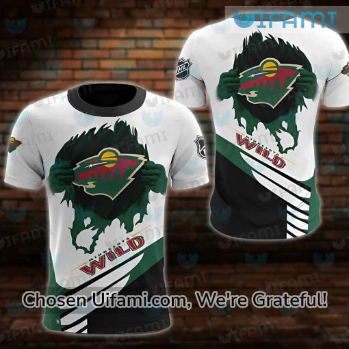 MN Wild T-Shirt 3D Surprise Minnesota Wild Gift