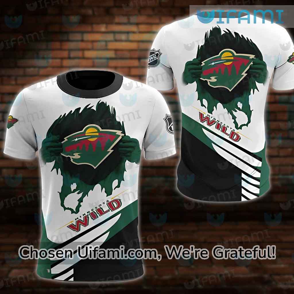 Minnesota Wild Tee Shirts 3D Unbelievable Artwork Gift - Personalized  Gifts: Family, Sports, Occasions, Trending