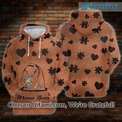 Mama Bear Hoodie 3D Autism Gift For Mom