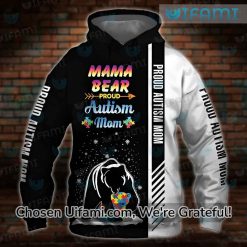 Mama Bear Hoodie 3D Pround Autism Mom Best Mothers Day Gift
