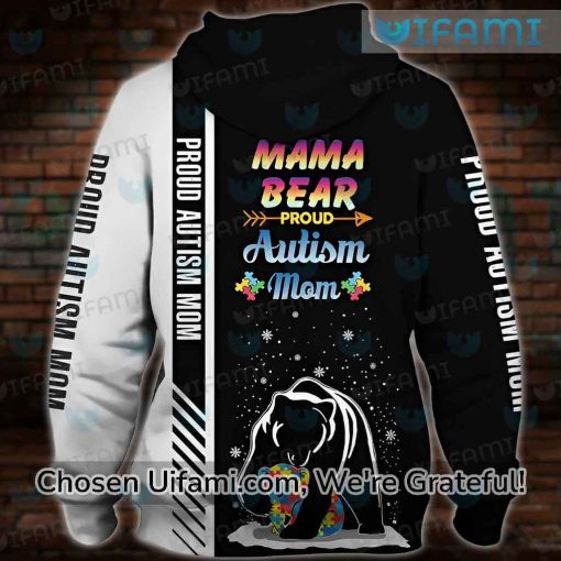 Mama Bear Hoodie 3D Pround Autism Mom Best Mothers Day Gift