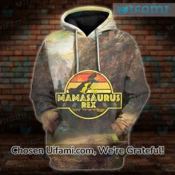 Mamasaurus Rex Hoodie 3D Clever Good Gift For Mom Best selling